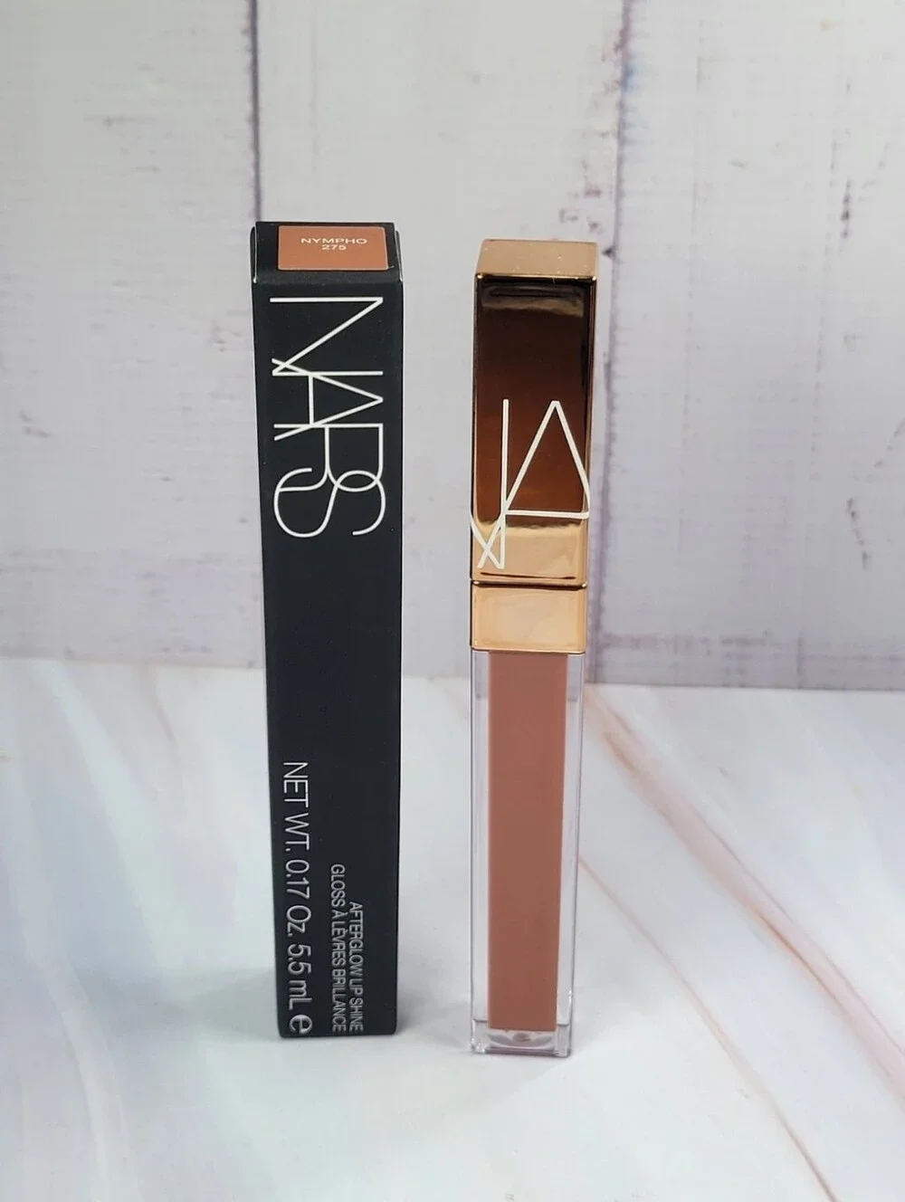 NARS Afterglow Lip Shine Gloss in Nympho BNIB